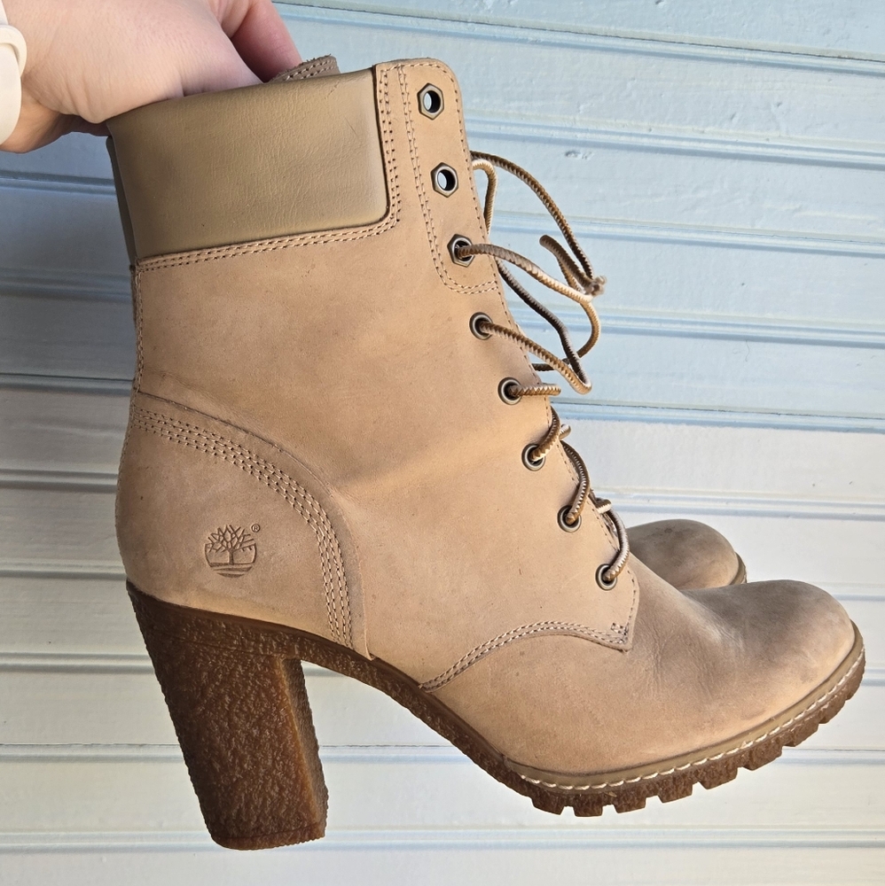 Timberland Lace-Up Ankle Boots EUC